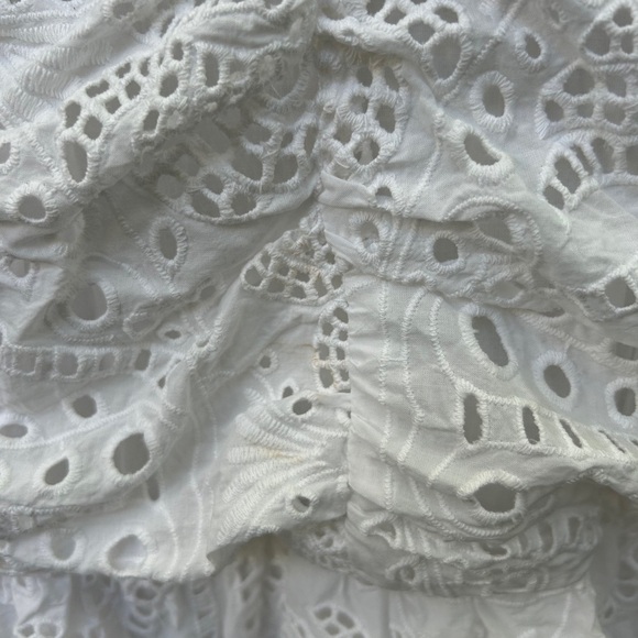 FARM RIO White Eyelet Midi Dress - Picture 7 of 7